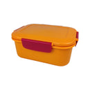 M Design Lunch Box And Water Bottle Set PP5 Plastic 1600ml & 650ml For School Work Use