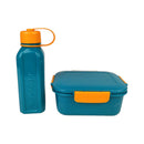M Design Lunch Box And Water Bottle Set PP5 Plastic 1600ml & 650ml For School And Work