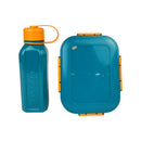 M Design Lunch Box And Water Bottle Set PP5 Plastic 1600ml & 650ml For School And Work