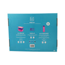 M Design Lunch Box And Water Bottle Set PP5 Plastic For School Work And Daily Meals