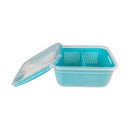 Lock And Fresh Ventilated Food Storage Container 3L PP5 Plastic With Inner Basket For Produce Freshness
