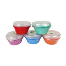 Food Storage Containers Set Of 4 Pieces 600ml PP5 Plastic With Secure Lids For Daily Food Storage