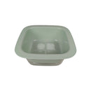 2-in-1 Square Washing and Straining Bowl – Compact Kitchen Colander with Inner Drain Bowl