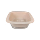 2-in-1 Square Washing and Straining Bowl – Compact Kitchen Colander with Inner Drain Bowl