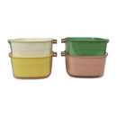 2-in-1 Square Washing and Straining Bowl – Multi-Use Kitchen Colander with Inner Drain Bowl