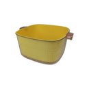 2-in-1 Square Washing and Straining Bowl – Multi-Use Kitchen Colander with Inner Drain Bowl