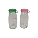 Pasabahce Glass Bottle with Flip Lid – Compact Drinking Bottle 250 ml, Random Color