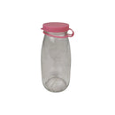 Pasabahce Glass Bottle with Flip Lid – Compact Drinking Bottle 250 ml, Random Color