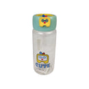 Cute Glass Water Bottle 400 ml – Leak-Resistant Kids Drinking Bottle with Cartoon Lid