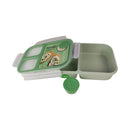 LocknLock To-Go 3-Compartment Lunch Box – Green PP5 Leak-Resistant Food Container