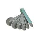 طقم ملاعق قياس – 6 قطع أدوات مطبخ بلاستيك للخبز والطبخ بدقة