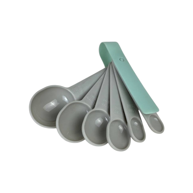 طقم ملاعق قياس – 6 قطع أدوات مطبخ بلاستيك للخبز والطبخ بدقة