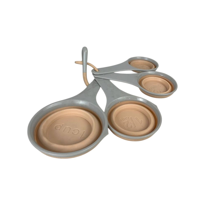 طقم أكواب قياس من أوباسيكوكي – 4 قطع بلاستيك متداخلة للخبز والطهي