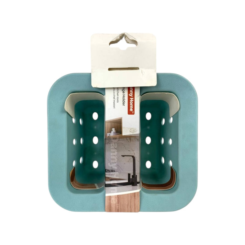 داني هوم حامل إسفنجة حوض سيليكون 17×16×10 سم – منظم مرن لأدوات التنظيف