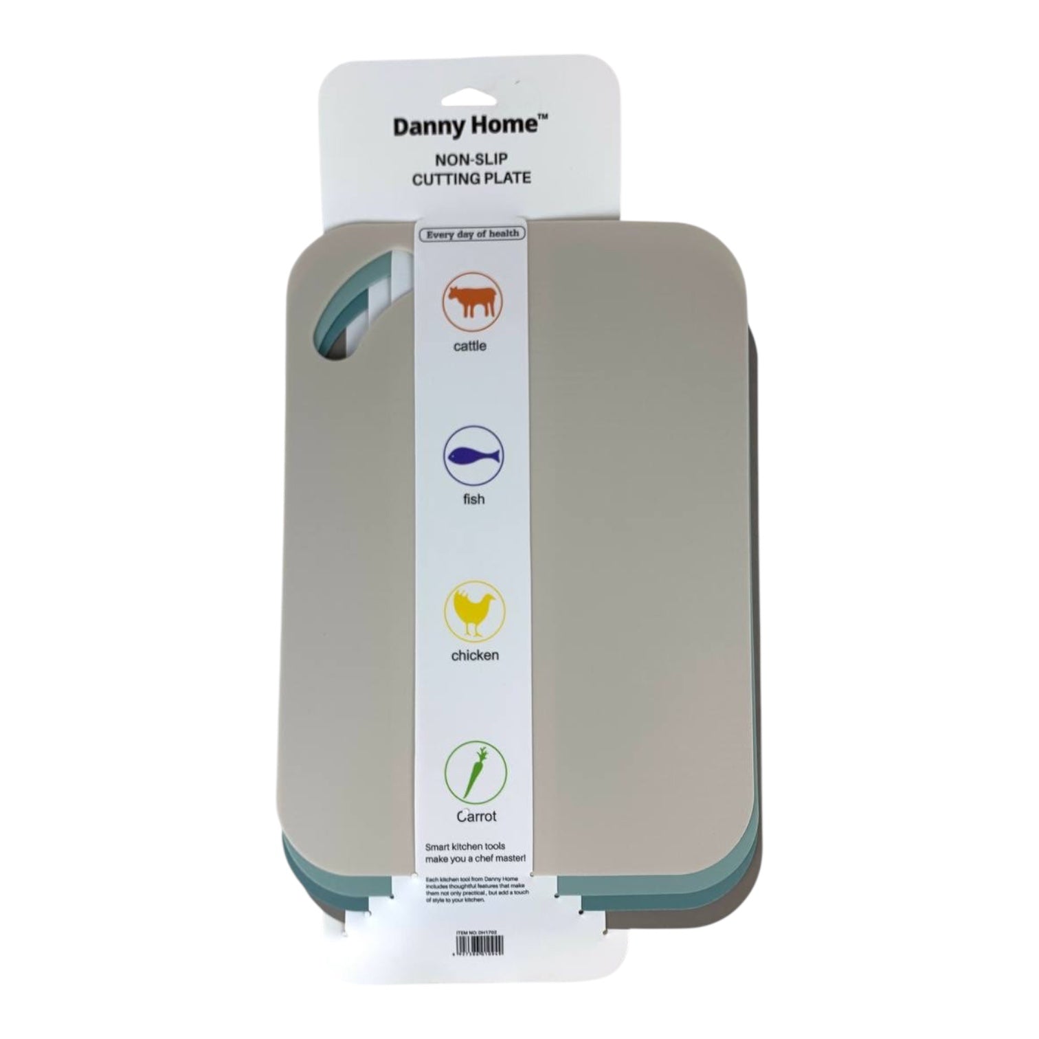 Danny Home non-slip cutting plate with packaging on a white background