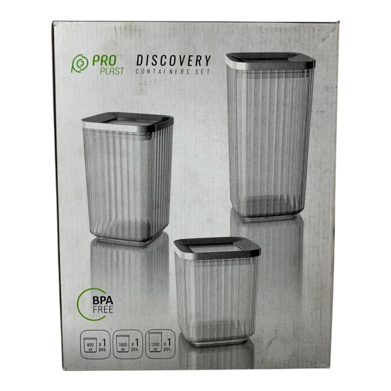 Proplast Discovery containers set packaging on a white background