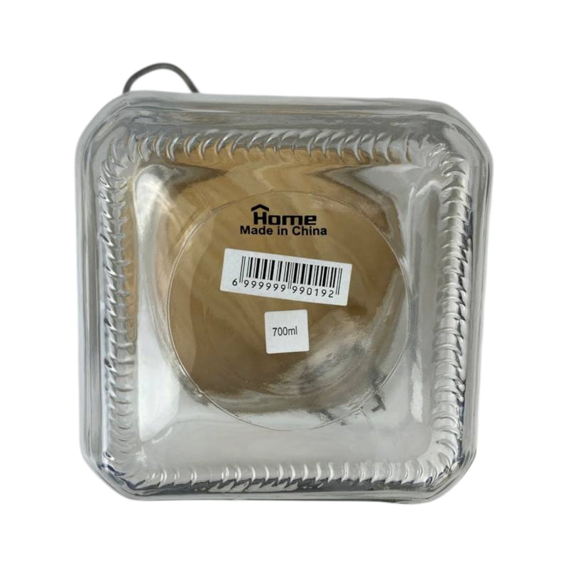 Clear plastic container with a brown product inside, labeled 'Made in China'.