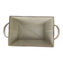 سلة تخزين قماشية بمقابض 32×21×16 سم – منظم قابل للطي للملابس والمنزل