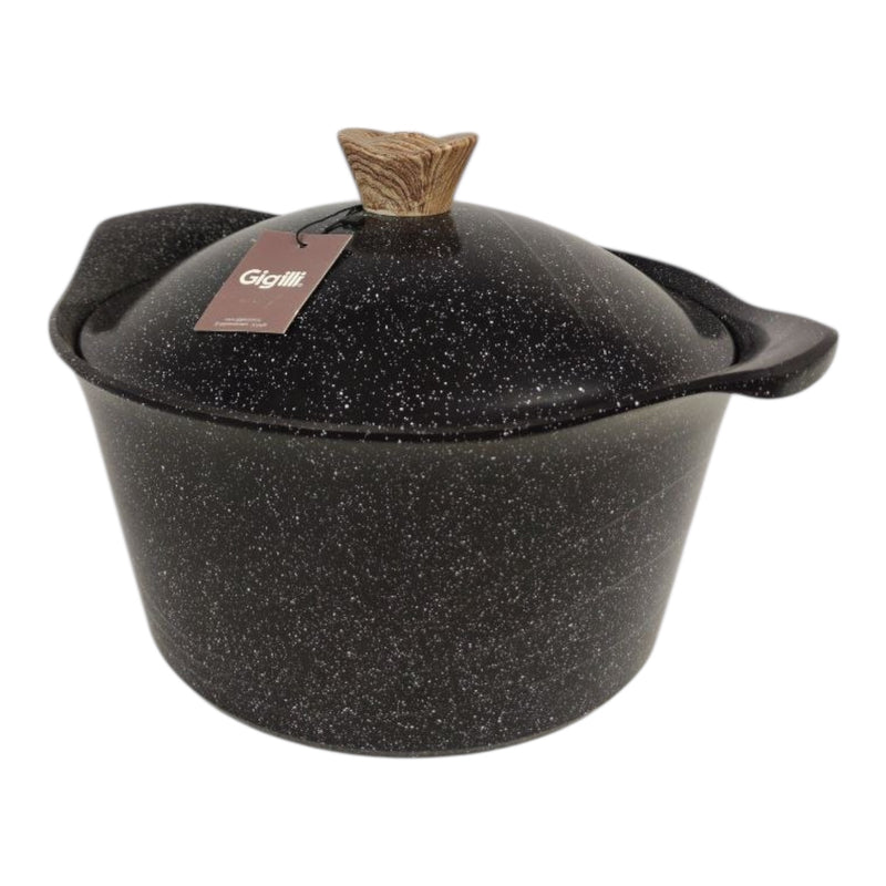 Gigilli Granite Casserole Pot 30cm – Extra Large Non-Stick Durable Cookware Made in Turkey