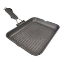 ريسولي جريل جرانيت 36×26×4 سم – مقلاة شواء مستطيلة غير لاصقة من الألمنيوم المصبوب بمقبض قابل للطي صناعة إيطاليا