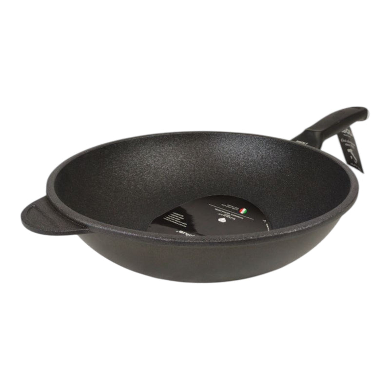 ريسولي ووك بلاك بلس 32×32×9.5 سم – ووك غير لاصق من الألمنيوم المصبوب بمقبض مريح صناعة إيطاليا