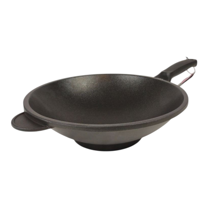 ريسولي ووك بلاك بلس 30×30×9 سم – ووك غير لاصق من الألمنيوم المصبوب بمقبض مزدوج صناعة إيطاليا