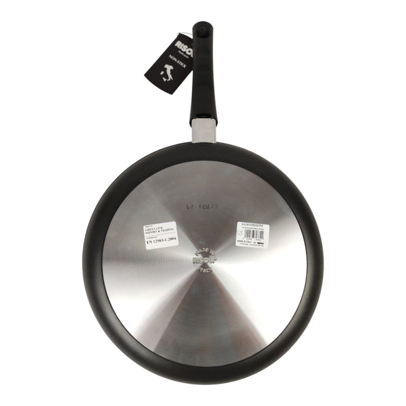 ريسولي مقلاة غير لاصقة 32×32×6 سم – ألمنيوم مصبوب بمقبض قابل للإزالة صناعة إيطاليا