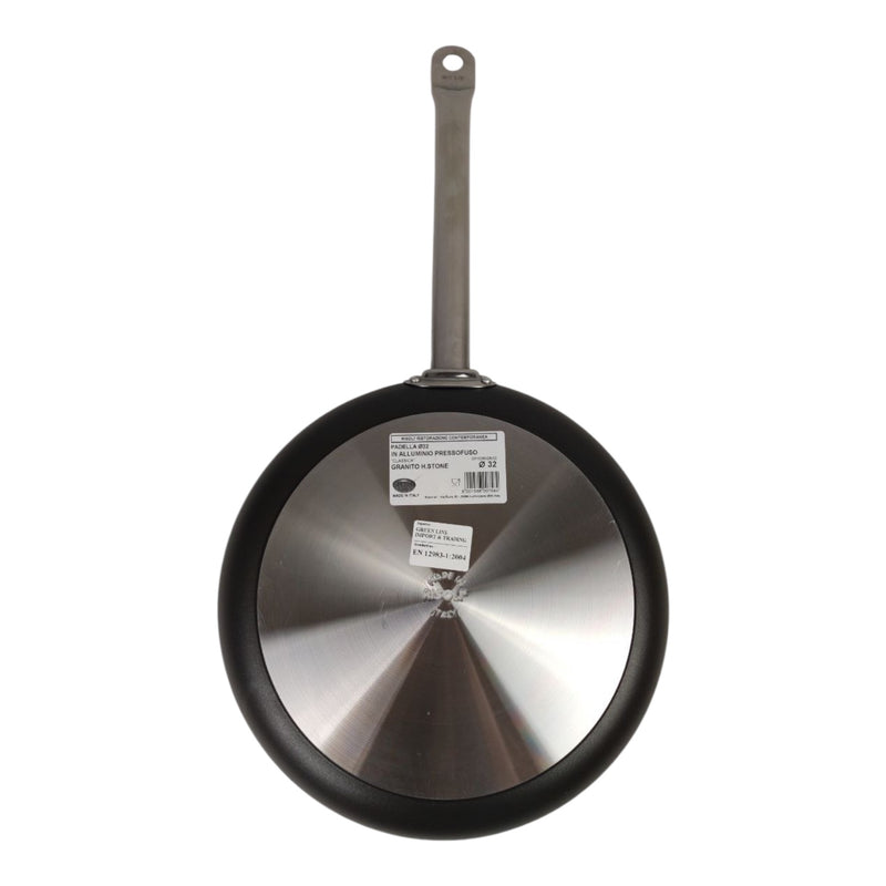 مقلاة جرانيت ريسولي 32 سم – أواني طهي إيطالية غير لاصقة بمقبض ستانلس ستيل