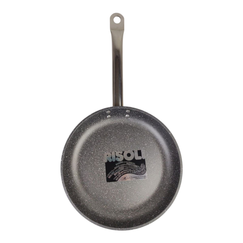مقلاة جرانيت ريسولي 28 سم – أواني طهي إيطالية غير لاصقة بمقبض ستانلس ستيل