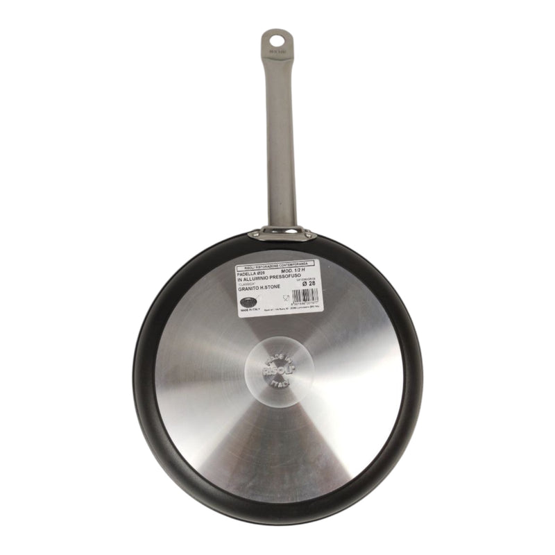 مقلاة جرانيت ريسولي 28 سم – أواني طهي إيطالية غير لاصقة بمقبض ستانلس ستيل