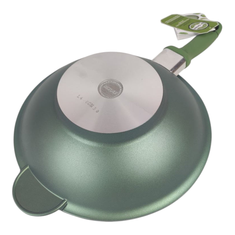 مقلاة ووك ريسولي د. جرين غير لاصقة 30 سم صناعة إيطالية