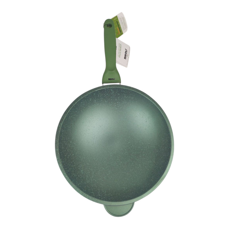 مقلاة ووك ريسولي د. جرين غير لاصقة 30 سم صناعة إيطالية