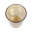 Glass Storage Jar with Wooden Lid & Golden Deer Design 6.5x6.5x16.5 cm – Elegant Home & Kitchen Decor