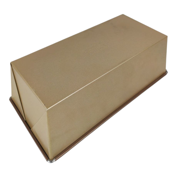 Beige rectangular box on a white background