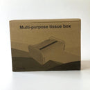 علبة مناديل متعددة الاستخدام مع رف تخزين – تصميم أنيق للمنزل والمكتب والمطبخ