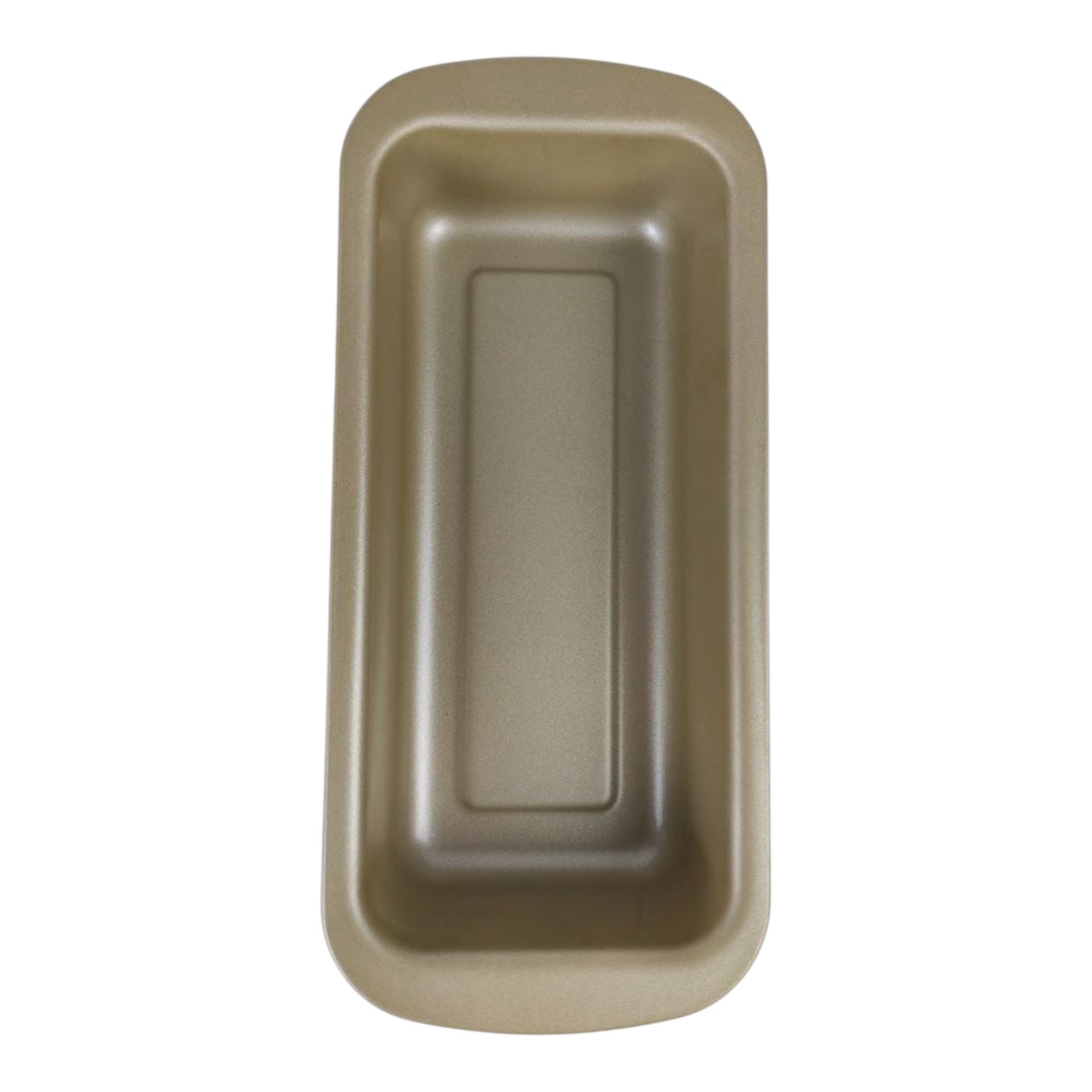 Rectangular brown plastic tray on a white background