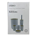 IISDOO bath series packaging with bathroom accessories on a white background
