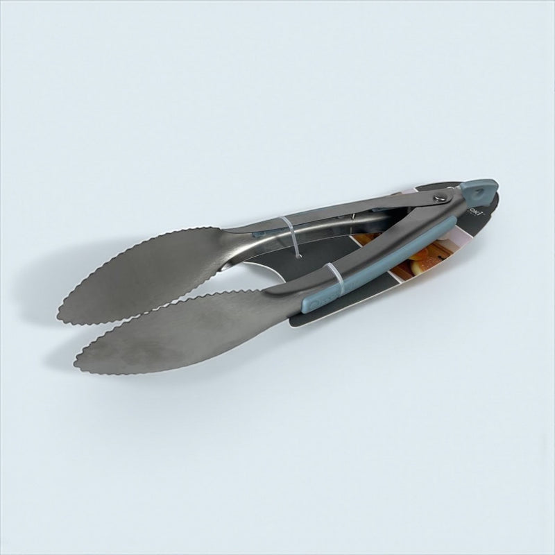 Metal tongs on a light blue background available at cupindy.com