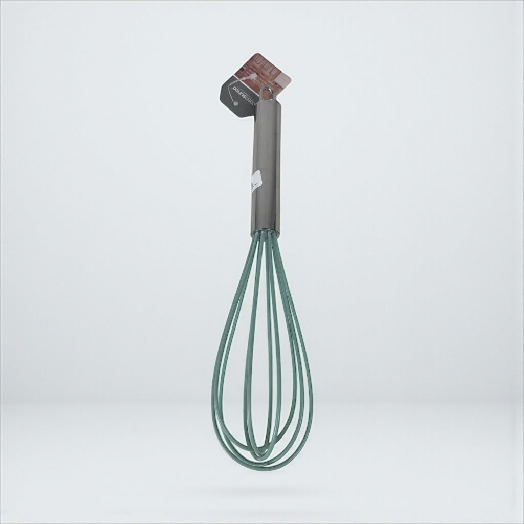 Green whisk with a magnetic head on a light gray background available at cupindy.com