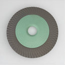 Decorative wall light fixture with green center and gray outer rim on a white background available at cupindy.com