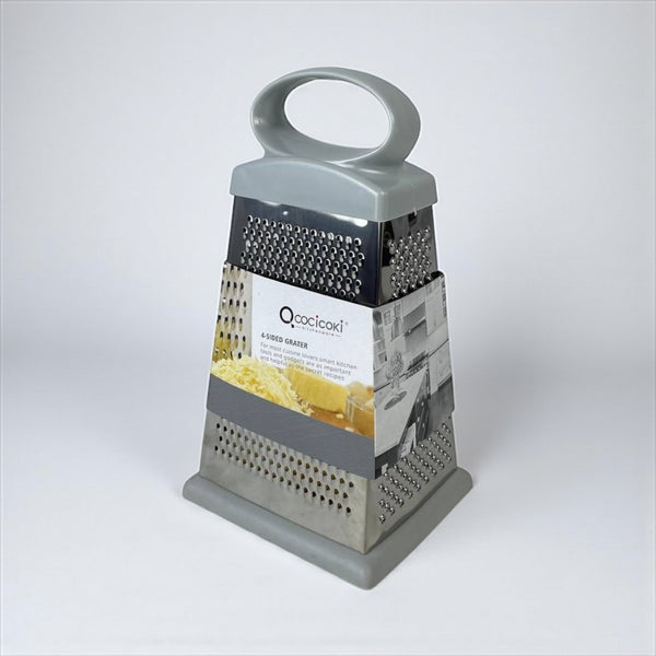 Gray box grater with a handle on a white background available at cupindy.com