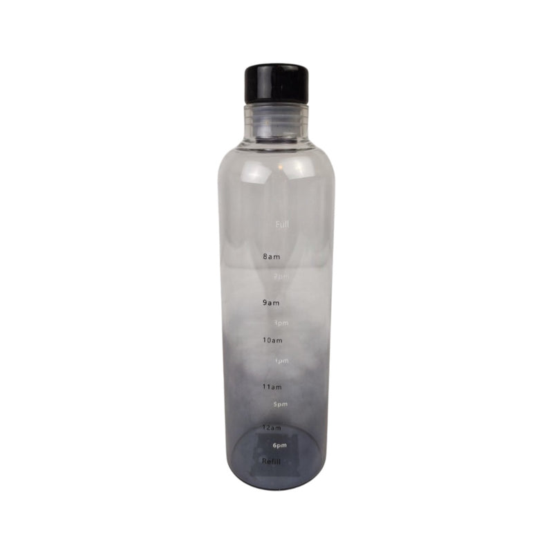 550ml Gradient Glass Water Bottle with Measurement Markings and Leak-Proof Cap – Selective Colors