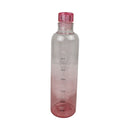 550ml Gradient Glass Water Bottle with Measurement Markings and Leak-Proof Cap – Selective Colors
