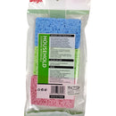 Packaged cleaning sponges with a visible brand label on a white background