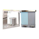 EKO recycling bin with packaging on a white background