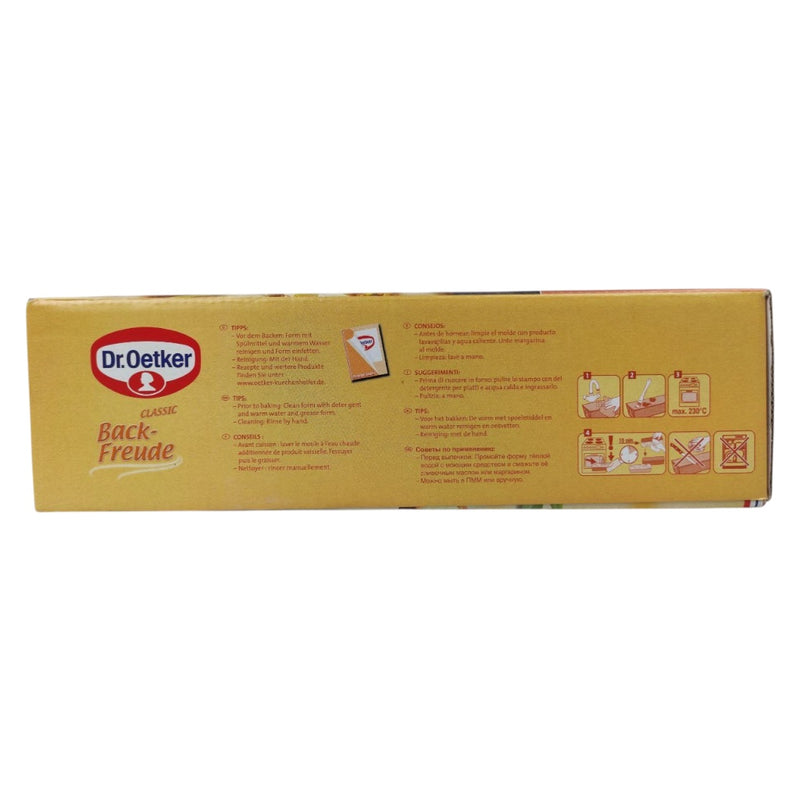 Dr. Oetker baking product packaging on a white background available at cupindy.com
