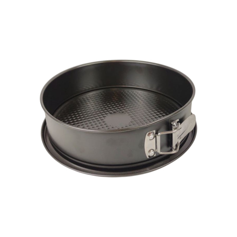 Black springform pan on a white background available at cupindy.com