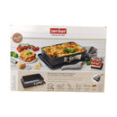 Zenker lasagna pan packaging with images of lasagna and ingredients on a white background available at cupindy.com
