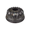 Metal bundt cake pan on a white background available at cupindy.com