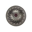 Metallic bundt cake mold on a white background available at cupindy.com